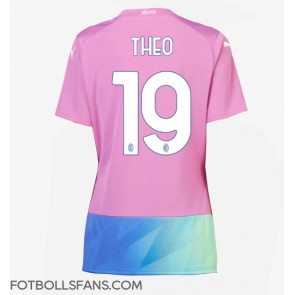 AC Milan Theo Hernandez #19 Replika Tredje Tröja Damer 2023-24 Kortärmad